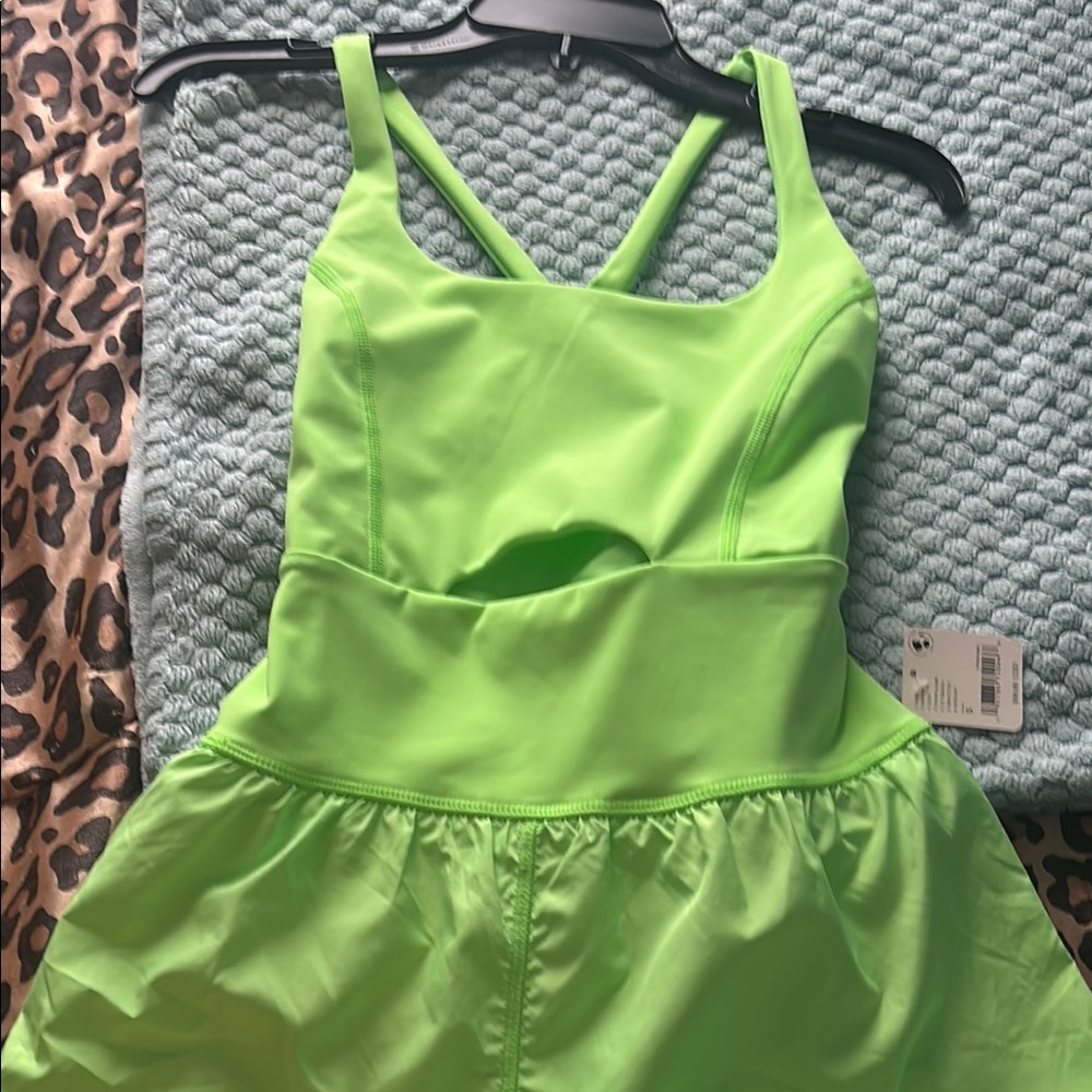 Vibrant Neon Green Dress